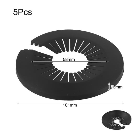 Flange Pipe Cover 5Pcs Decorative Rosette for Heating Pipes Wall Pipe Decoration 30-55mm