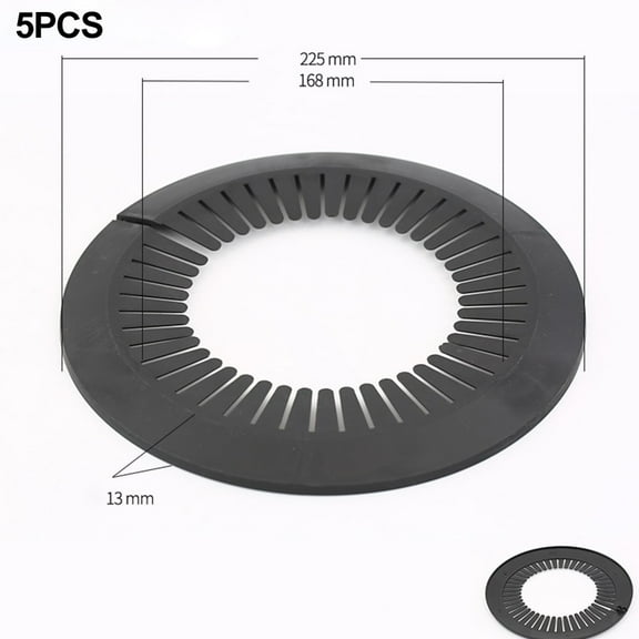 Flange Pipe Cover 5pcs Decorative Rosette for Heating Pipes Wall Pipe Decoration
