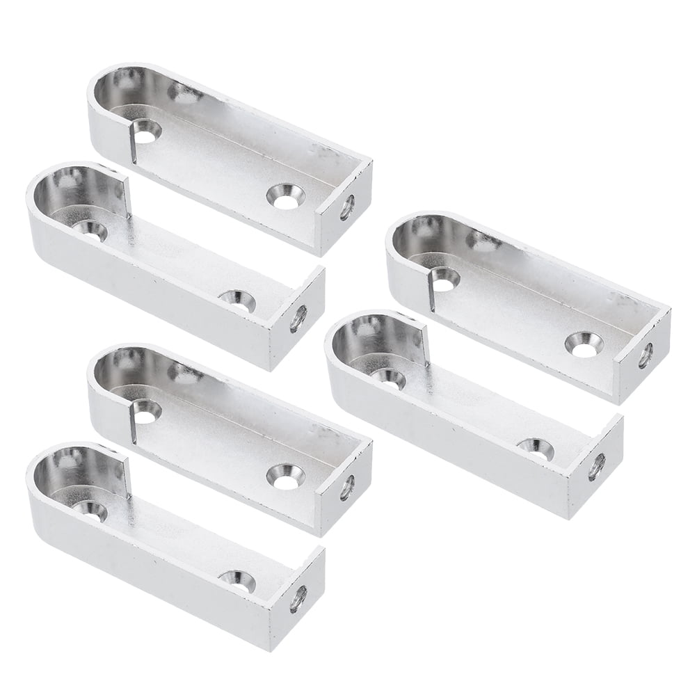 WASHWEPE rod holder Closet Pole Socket Iron Supporting Rods Homeowners ...
