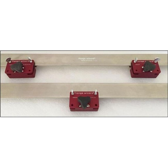 Magnetic Torch Guide, 24 in, Stainless Steel, Heat Resistant, 1 Magnetic Block