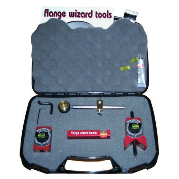 Flange Wizard Lil' Wiz Tool Kits, Repair Kit; Circle Wiz; Level; Tape Holder; Centering Head