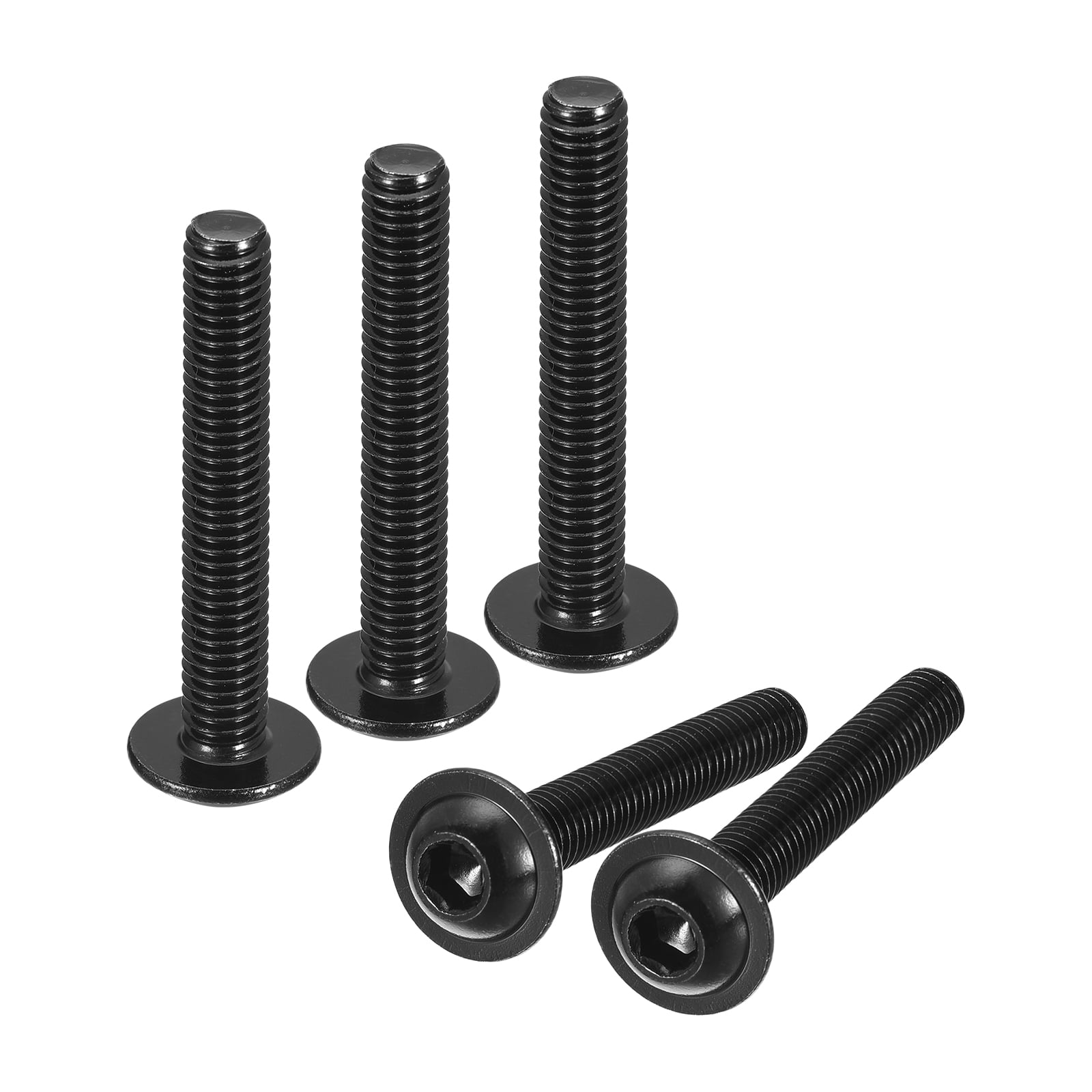 Flanged Button Head Socket Cap Screws, 25 Pack M6x40mm 304 Stainless