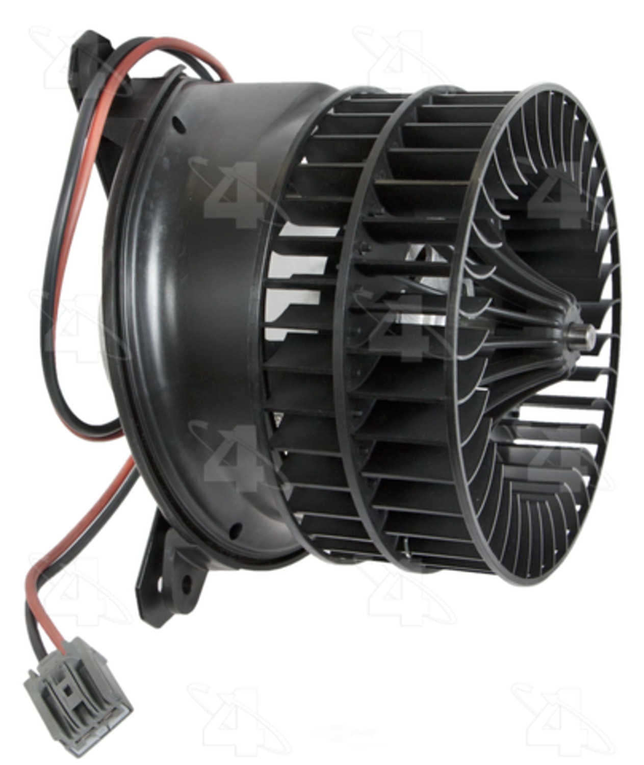 Four Seasons 76989 Flanged Vented CW Blower Motor w/ Wheel