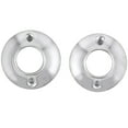 thumbnail image 1 of Flanges for Economy Shower Rod, Exposed Screws, Polished Chrome by Stone Harbor Hardware, 1 of 2