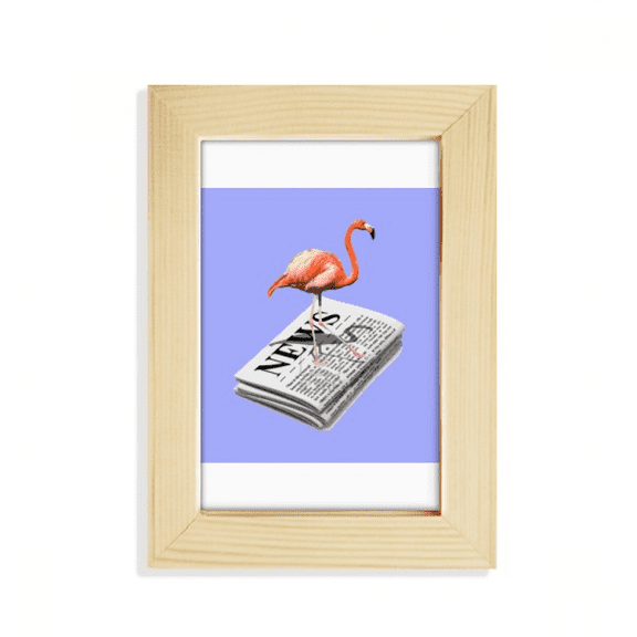 Flango Newspaper Stands Shadow Desktop Display Photo Frame Picture Art Painting 5x7 inch