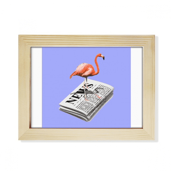 Flango Newspaper Stands Shadow Desktop Photo Frame Picture Art Decoration Painting 6x8 inch