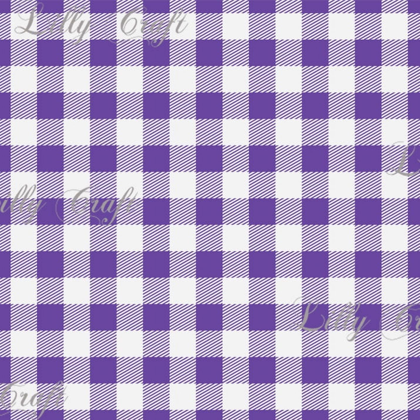 Flannel 1/4 Inch Purple and White Checkerboard Squares 60 inch