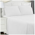 thumbnail image 1 of Flannel 100% Cotton All-Season Deep Pocket Solid Sheet Set White / Cal King, 1 of 1