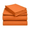 thumbnail image 1 of Flannel 100% Cotton Winter Favorite Deep Pocket Solid Sheet Set Pumpkin / Cal King, 1 of 1