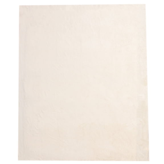 Phenofice Soft Flannel Fleece Throw Blanket White for Home and Camping