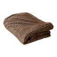 thumbnail image 1 of Flannel Blanket, 39 x 47 Inch Small Soft Warm Fleece Throw for Kids Toddlers Pets Sofa Nap and Nursery Room Decoration, Coffee, 1 of 4