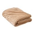 thumbnail image 1 of Flannel Blanket, 39 x 47 Inch Small Soft Warm Fleece Throw for Kids Toddlers Pets Sofa Nap and Nursery Room Decoration, Khaki, 1 of 4