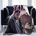 thumbnail image 1 of Flannel Blanket Bryson Rapper Tiller Throws Blankets Super Soft Fleece Air Conditioning Blankets for All Season 50"x40", 1 of 9
