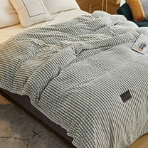 Flannel Blanket,Double-Sided Nap Blanket,All-Season Soft Cover Blanket,Breathable Machine Washable Blanket,Cozy Travel Blanket,Lightweight Couch Blanket Holiday Gifts