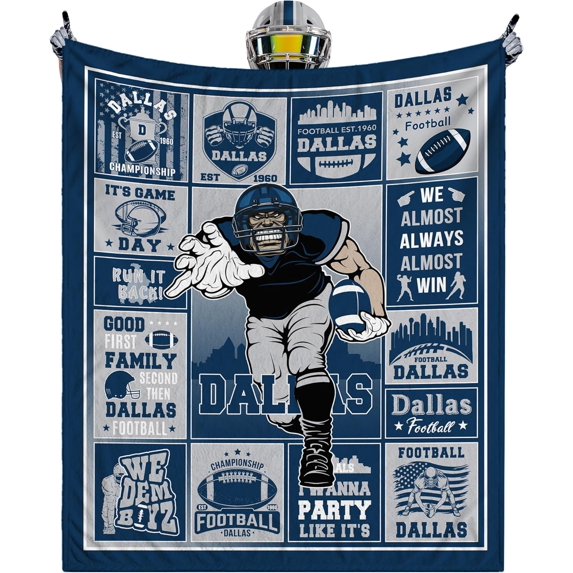 Flannel Blanket Fan Gifts and Souvenirs for Men Women Throw Blanket Super Cozy Soft Living Room 40" X 30"