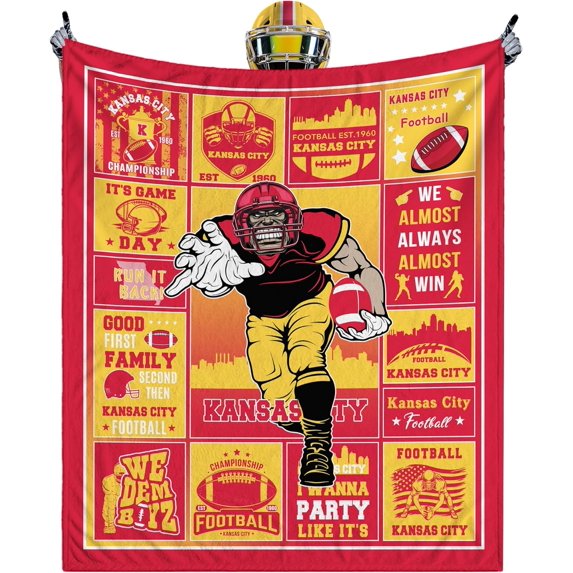 Flannel Blanket Fan Gifts and Souvenirs for Men Women Throw Blanket Super Cozy Soft Living Room 50" X 40"