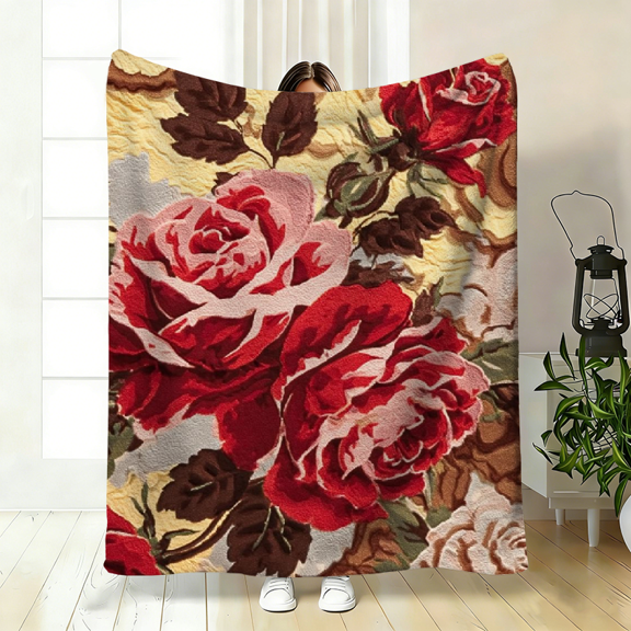 Flannel Blanket, Fleece-Lined Warm Bed Sheet, Quick-Warming Blanket, Sofa Office Travel Camping Multi-Purpose Gift Blanket, Dormitory Single And Double Blanket, Machine Washable