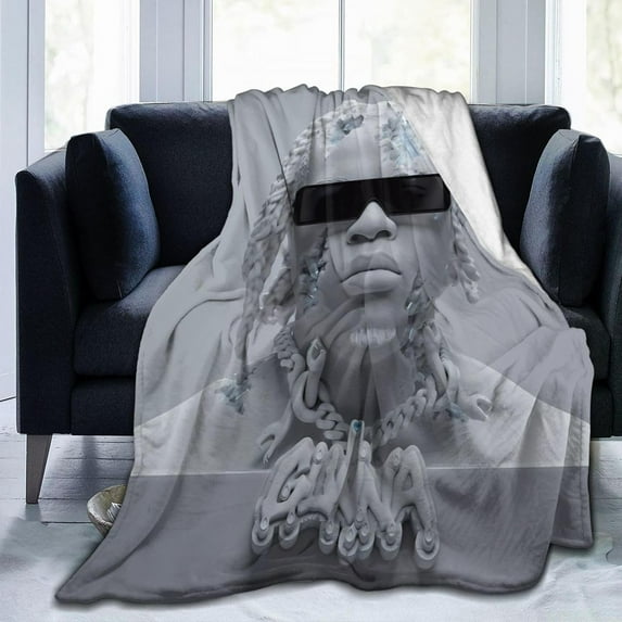 Flannel Blanket Gunňá Throws Blankets Super Soft Fleece Air Conditioning Blankets for All Season 40"x30"