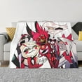 Flannel Blanket,Hazbin Hotel Luxurious Ultra Soft And Warm,AntiPilling