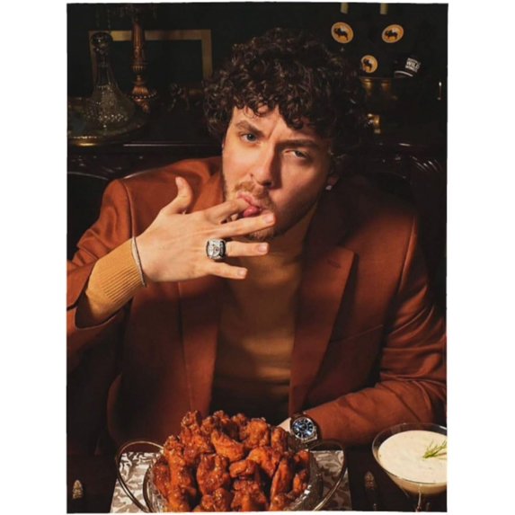 Flannel Blanket Jacks Music Harlow Nap Blanket Air Conditioning Blankets Couch Bed Office Blankets Soft and Cozy 80"X60"