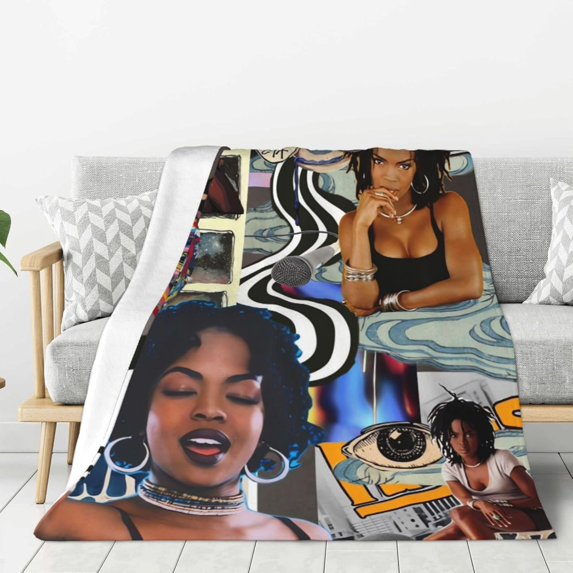 Flannel Blanket Lauryn Music Hills Nap Blanket Air Conditioning Blankets Couch Bed Office Blankets Soft and Cozy 60"X50"