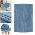 thumbnail image 1 of Flannel Blanket (Striped Dawn Blue, 75 * 120) Blanket - A Flannel Blanket, Cotton, 1 of 8