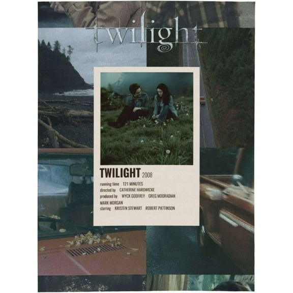 Flannel Blanket The Movie Twilights Nap Blanket Air Conditioning Blankets Couch Bed Office Blankets Soft and Cozy 40"X30"