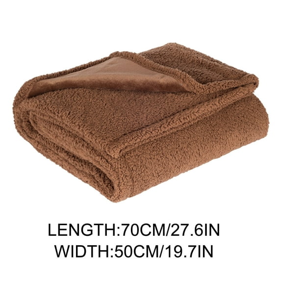 Flannel Blanket, Thermal Insulation Blanket, Double-Sided Soft Plush Microfiber Blanket, 50CMx70CM Cozy Warm Lightweight Throw for Home Decor and Bed Use