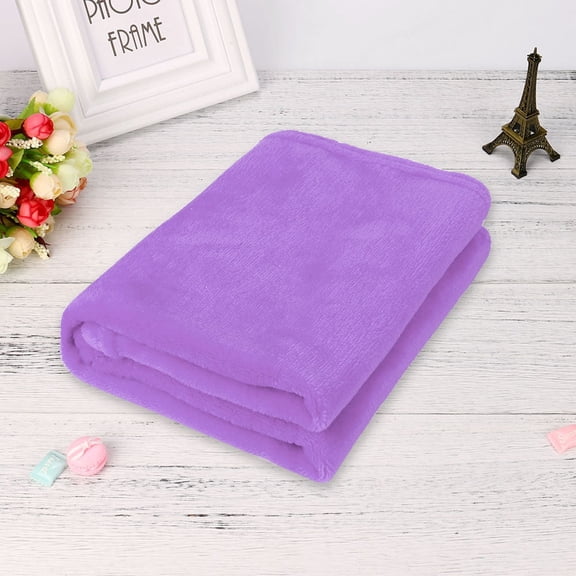 Flannel Blanket ,Throw Blanket Clearance,50X70CM Fashion Solid Soft Throw Kids Blanket Warm Coral Plaid Blankets Flannel