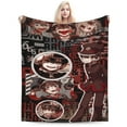 thumbnail image 1 of Flannel Blanket Throw Soft Cozy Toilet Bound Hanako Kun Breathable Lightweight Plush Fleece Blankets Washable Warm Throws For Couch Sofa Bedroom All Season 80"X60", 1 of 7