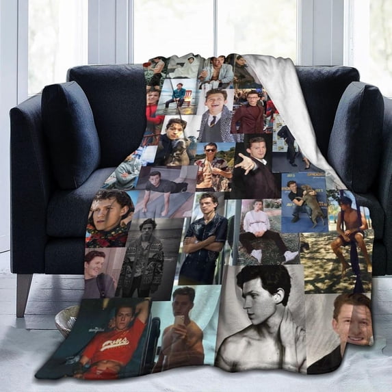 Flannel Blanket Tom Spider Holland Bedding Fleece Blanket Soft Thow Blankets Air Conditioning Blanket For Sofa Couch Living Room Bedroom 60x50 inch