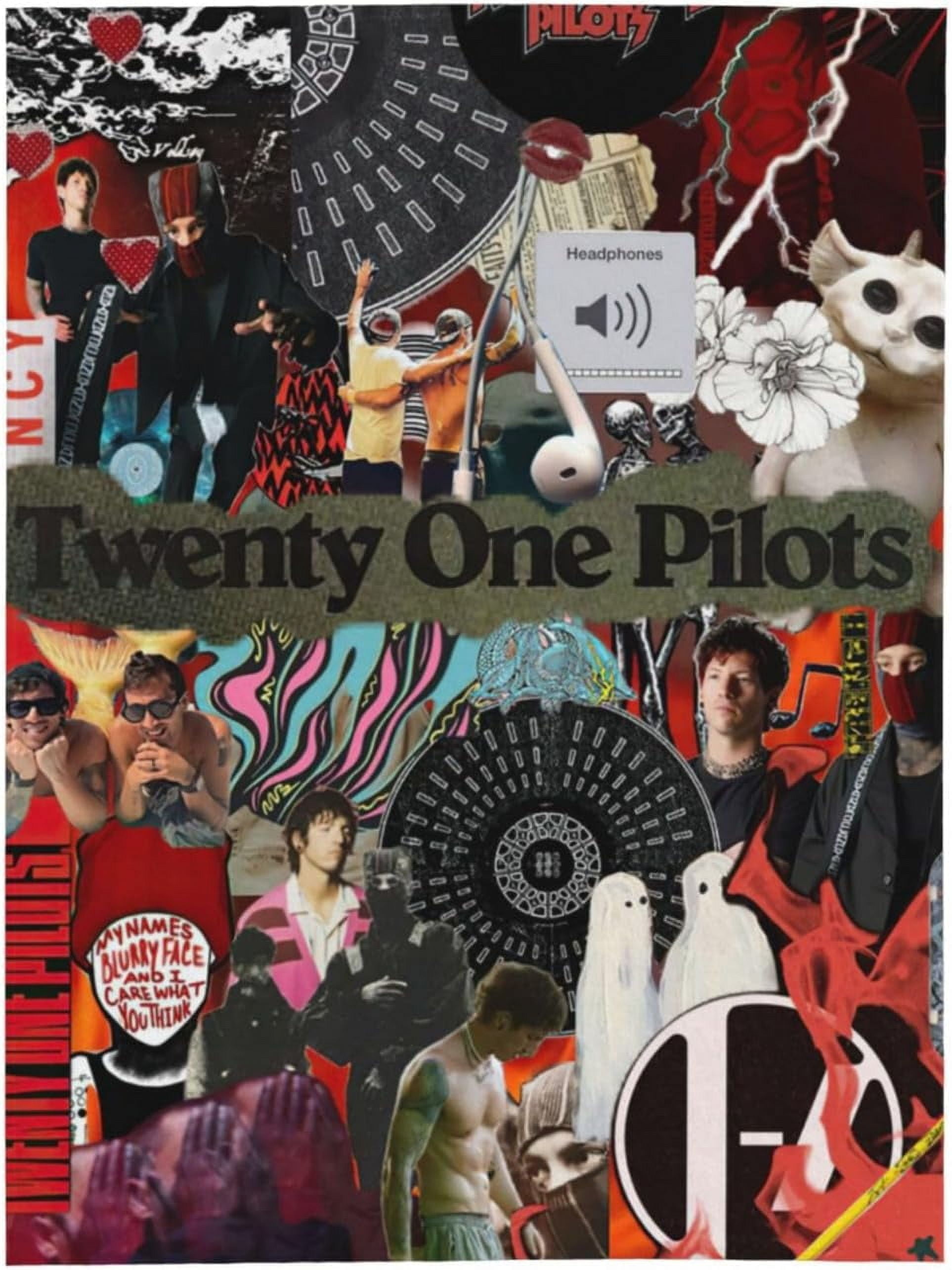 Flannel Blanket Twenty and One Music Pilots Nap Blanket Air Conditioning Blankets Couch Bed Office Blankets Soft and Cozy 40"X30"