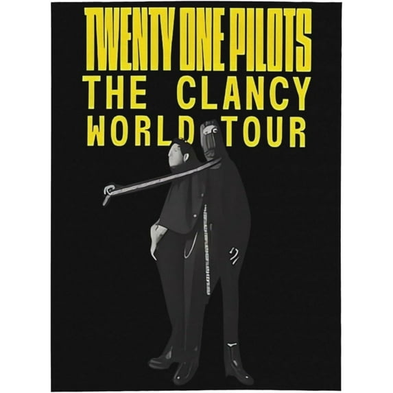 Flannel Blanket Twenty and One Music Pilots Nap Blanket Air Conditioning Blankets Couch Bed Office Blankets Soft and Cozy 50"X40"
