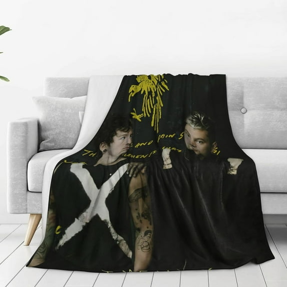 Flannel Blanket Twenty and One Music Pilots Nap Blanket Air Conditioning Blankets Couch Bed Office Blankets Soft and Cozy 60"X50"