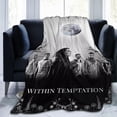thumbnail image 1 of Flannel Blanket Within Rock Temptation Band Throws Blankets Super Soft Fleece Air Conditioning Blankets for All Season 40"x30", 1 of 9