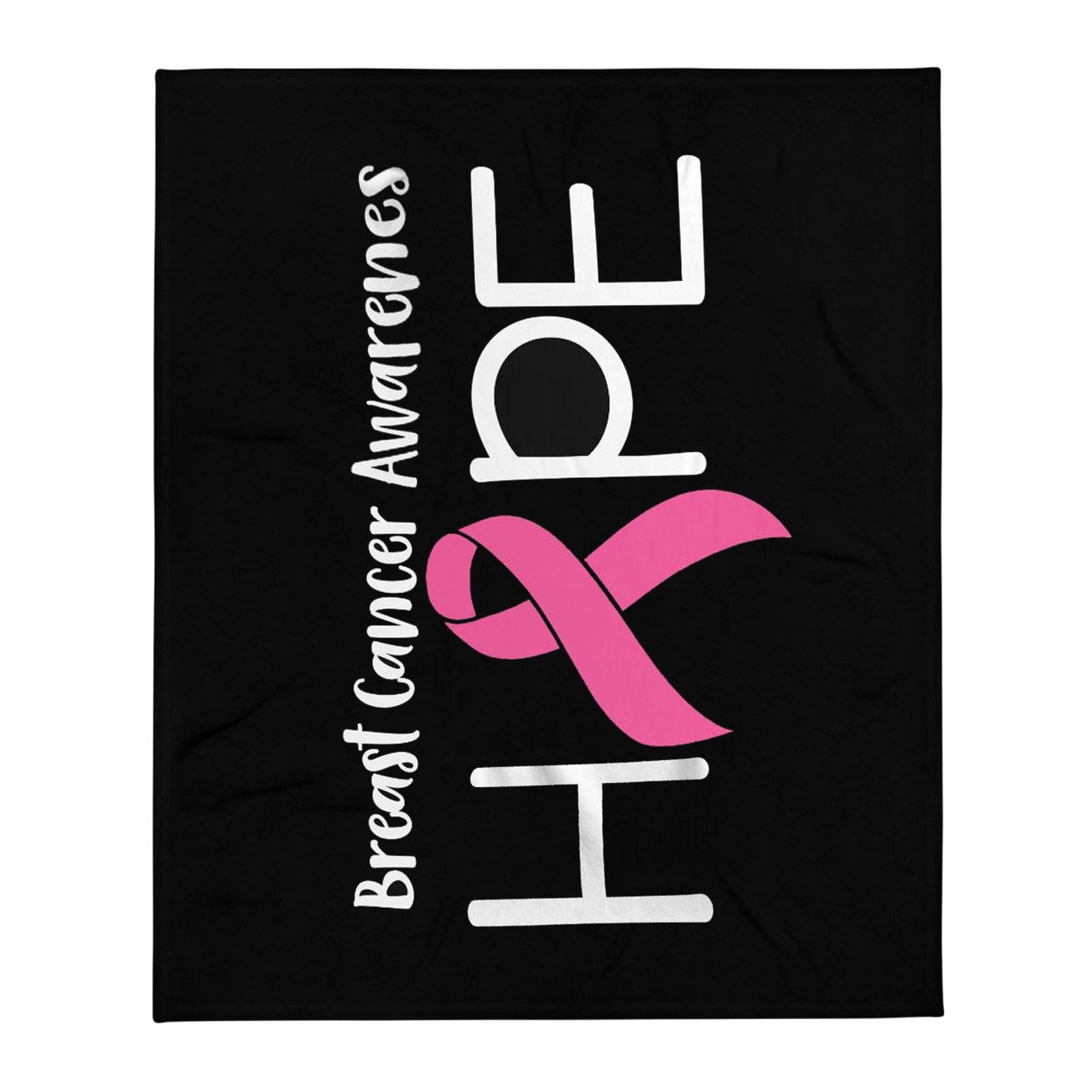Flannel Cancer Gift Cute Warm Pink Ribbon Blanket Gift Chemotherapy
