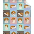 thumbnail image 1 of Flannel Fleece Bed Blanket Dog Beagle Throw Blanket Lightweight Cozy for Bedroom All Season Sofa Decor Gift 60x80, 1 of 6