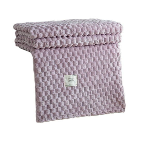 Flannel Fleece Blanket 39x55 Inches Super Soft Solid Color Microfiber Blanket for All Seasons lightweight cover