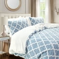 Free Shipping! Flannel Fleece Sherpa Quilt Cover Set and Blanket Queen
