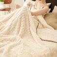 thumbnail image 1 of Flannel Fleece Throw Blanket 59x79 Inches - Super Soft Double Sided Luxury Sherpa Blanket for Couch, No Shedding Plush Blankets for Adults, Lightweight Warm Blanket for Bed Sofa Travel, 1 of 7