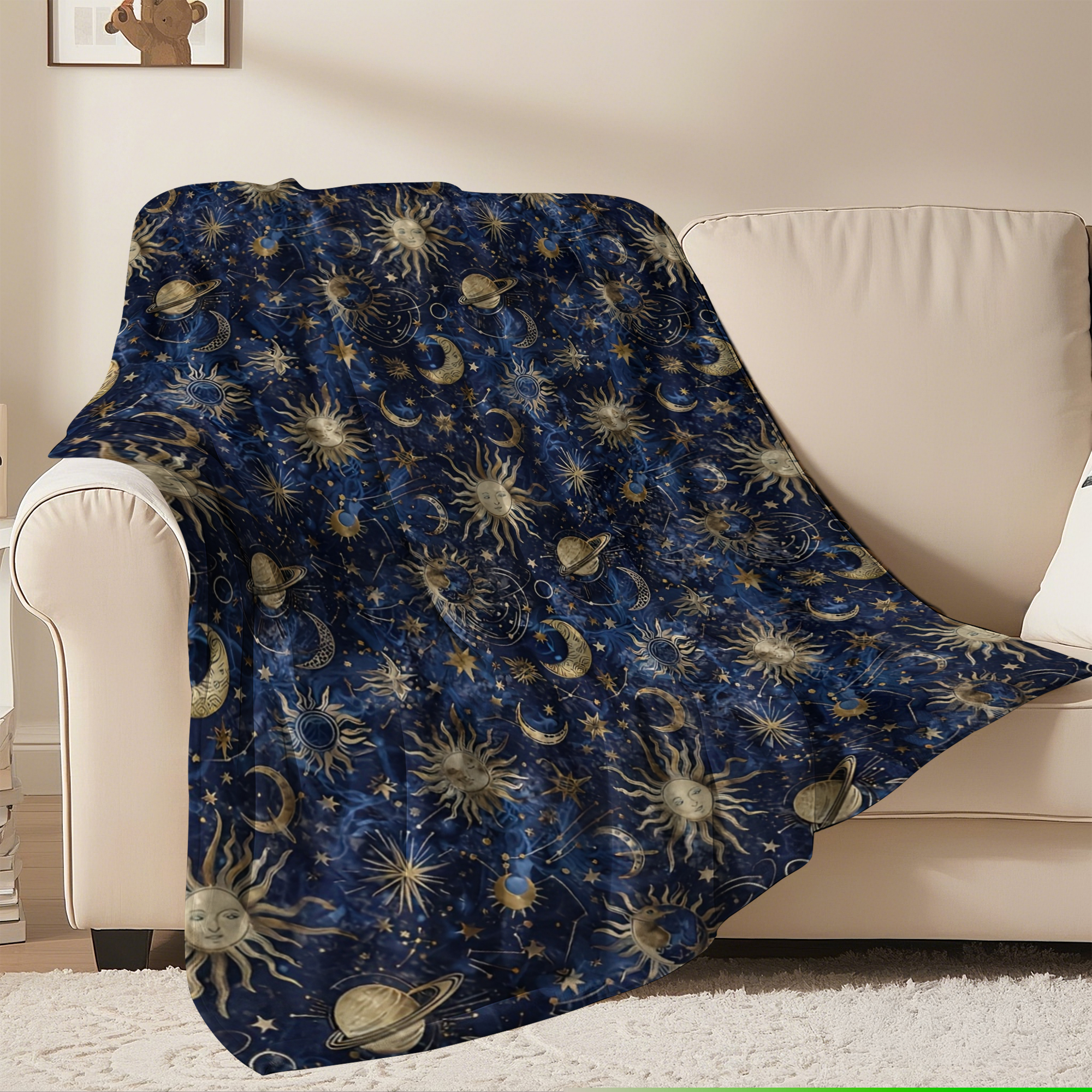 Flannel Fleece Throw Blanket Bed Blanket, Lightweight Cozy Plush Blanket for Sofa Couch,30"X40"