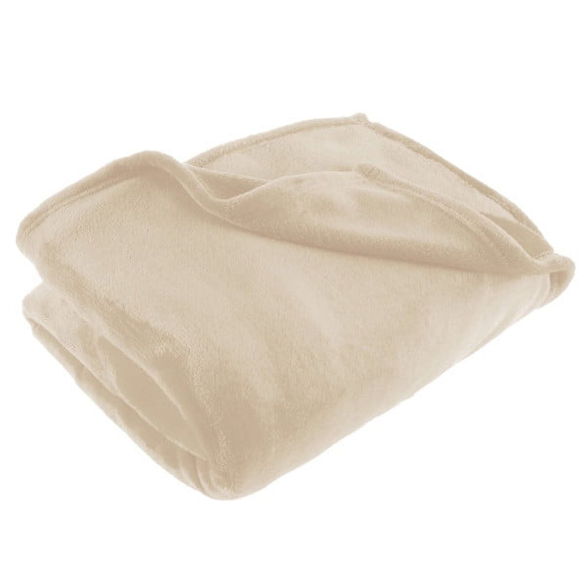 Desert Tan Oversized Fleece Throw Blanket