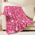 thumbnail image 1 of Flannel Fleece Throw Blanket, Soft Large Throw Blanket, Lightweight Cozy Plush Throw Blanket Fit Sofa Bed, 30"x40", Pigs, 1 of 7