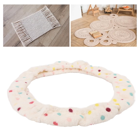 Flannel Frame Cover for Punch Needle, Cross Stitch, and Embroidery Hoops, 40x40cm