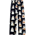 thumbnail image 1 of Flannel Halloween Pajama Pants for Women Men Couples Fuzzy Pjs Pants Plush Pajama Bottom for Costume Sleepwear, 1 of 5