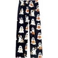 thumbnail image 1 of Flannel Halloween Pajama Pants for Women Men Couples Fuzzy Pjs Pants Plush Pajama Bottom for Costume Sleepwear, 1 of 5