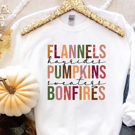 Flannel Hydrides Shirt, Flannels Shirt, Flannels Hayrides, Bonfires Pumpkins, Bonfires Shirt, Pumpkin Spice Tee, Fall Shirt, Vibes Unisex S-5XL Hot Trending Shirt, Vintage Birthday Gift
