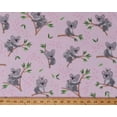 thumbnail image 1 of Flannel Koalas Baby Koala Bears Animals on Pastel Pink Cuddly Crew Cotton Flannel Fabric Print by the Yard (SRKF-19131-10PINK), 1 of 1
