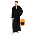 thumbnail image 1 of Mens Robe, PUTUO Robes for Men, Cozy Warm Soft Fluffy Fleece Bathrobe, Fuzzy Luxury Spa Dressing Gown for Men Gifts with Pockets, 1 of 8