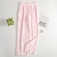 thumbnail image 1 of Flannel Pajama Pants for Women Winter Super Soft Cute Heart Pattern Pajama Pants Casual Fuzzy Sleep Pjs Pants with Pockets, 1 of 9